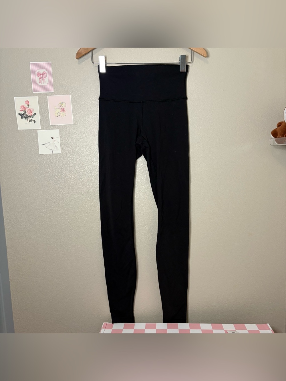 Lululemon black preppy casual athletic fall full length leggings trendy influenc